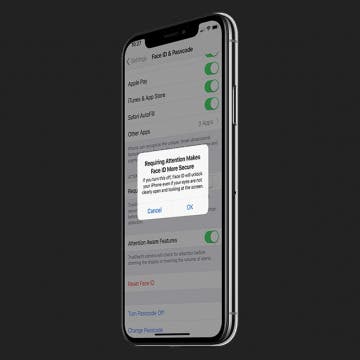 face id require attention