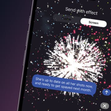 How to Send Fireworks on iPhone & iPad: Text Message Effects