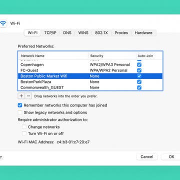 How to Forget a Wi-Fi Network on Mac