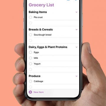How to Automatically Sort Grocery Lists in Reminders