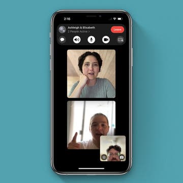 Group FaceTime call top image