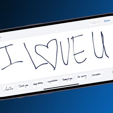 How to Do a Handwritten Message on iPhone