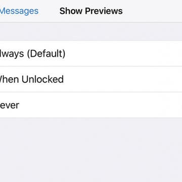 How to hide text messages on iphone