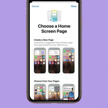 How to Set a Different iPhone Home Screen Layout at Work