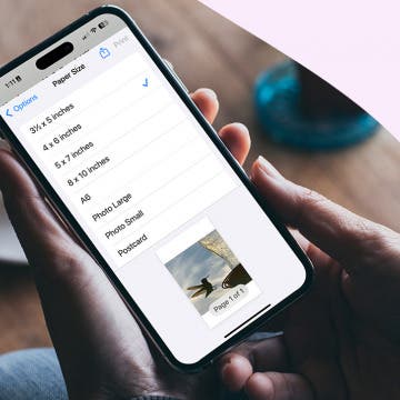 How to Change Picture Print Size on Your iPhone