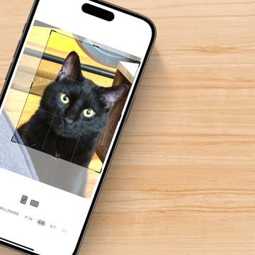 How to Resize Photos on iPhone by Cropping to a Specific Ratio