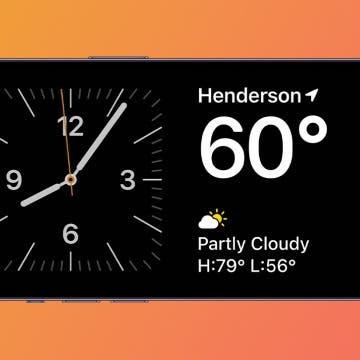Turn Your iPhone into a Bedside Clock with StandBy