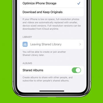 How to Leave a Shared Photo Library