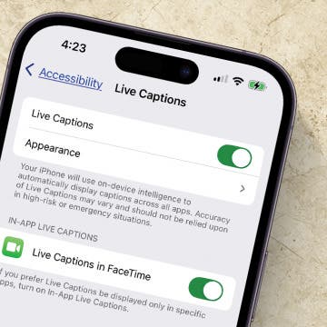 How to Set Up & Use Live Captions on iPhone