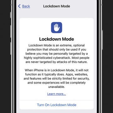 How to Protect an iPhone from Cyberattack with Lockdown Mode (2023)