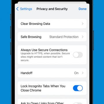 How to Lock Chrome Incognito Mode Tabs on iPhone & iPad