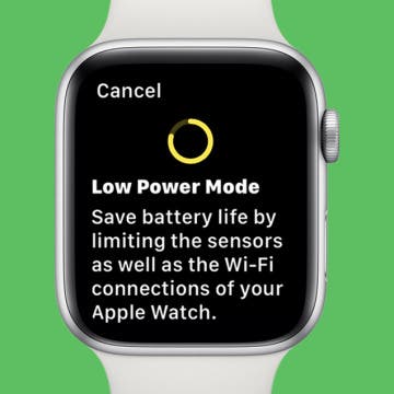 Low Power Mode on Apple Watch