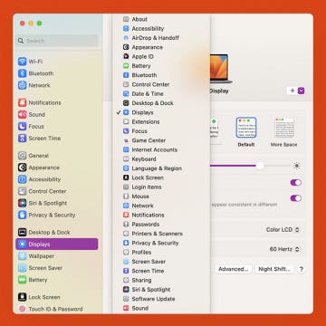 View Mac System Setting Options in Alphabetical Order (2023)