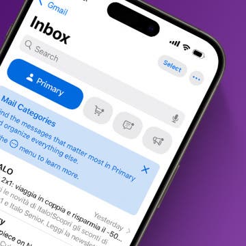 Sort Your Inbox Into Categories in the Mail App