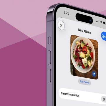 How to Create a Photo Album on an iPhone & iPad