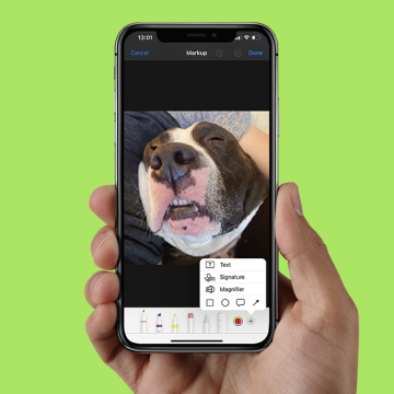 how to use markup on iPhone