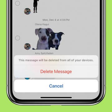 Mass Delete Text Messages on iPhone