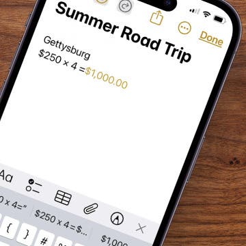 How to Use Apple Math Notes in the iPhone Notes App