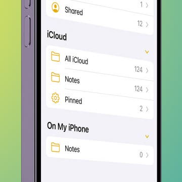 Save Notes to Your iPhone Storage Instead of iCloud