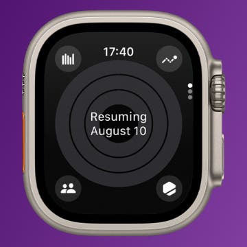 How to Pause Your Activity Rings Streak on Apple Watch