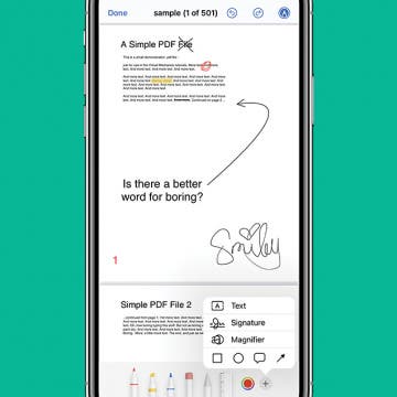 How to Edit a PDF on iPhone & iPad Using the Files App