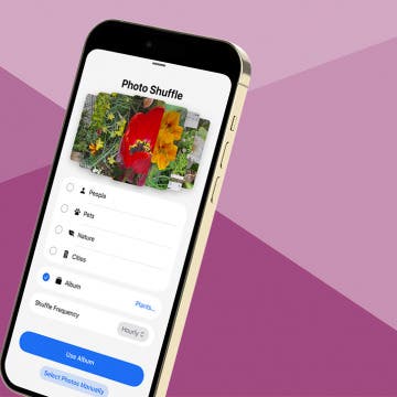 Use Album Photo Shuffle on iPhone Lock Screen