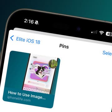 How to Pin Shared Content in Messages
