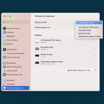 How to Set Default Printer on Mac (macOS Ventura or Earlier)