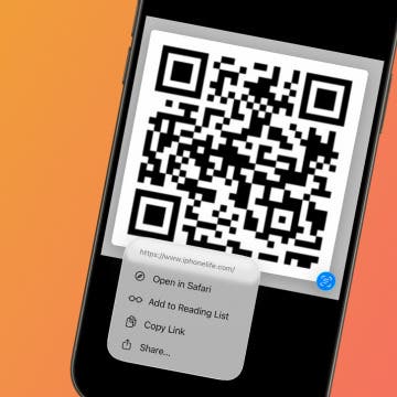 Scan a QR Code on Your iPhone in Text or Email