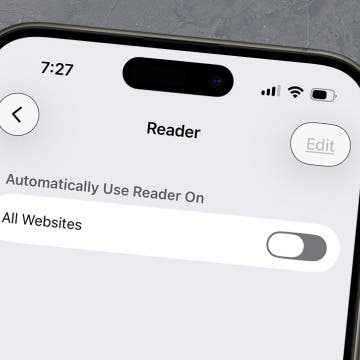 How to Disable Reader Mode in Safari for All Webpages