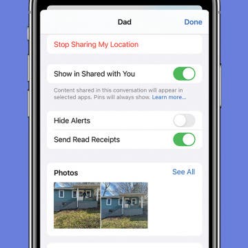 How to Turn On Read Receipts for Certain Contacts