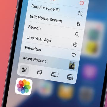 Open Your Most Recent Photo with a Single Tap