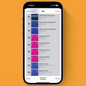 How to Remove Tickets from Apple Wallet