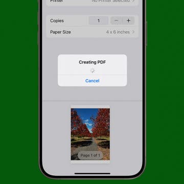 How to Save a Photo as a PDF on Your iPhone for Free