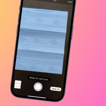 Easily Use Your iPhone to Scan Documents