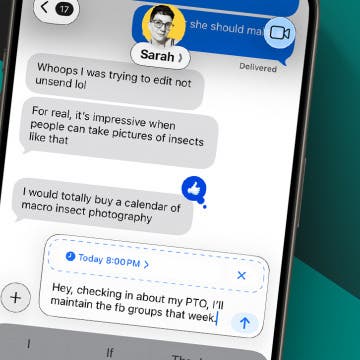 Schedule Messages to Send Later on Your iPhone