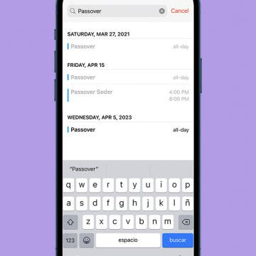 How to Search Events in the Calendar App on iPhone