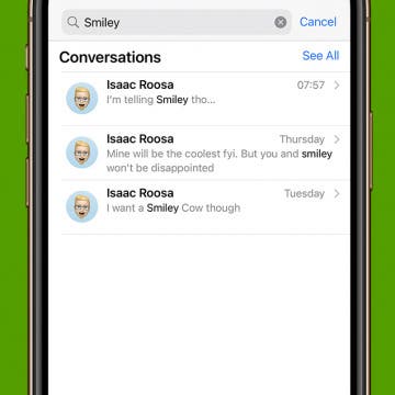 Search messages top image