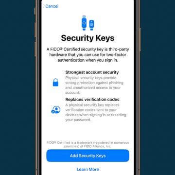 Lock Your Apple Account with a Physical Key (2023)