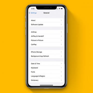 iPhone parts and service history