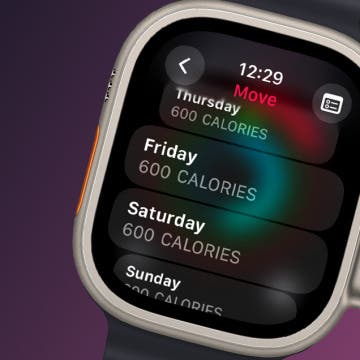 Set an Apple Watch Activity Rings Goal for Each Week Day