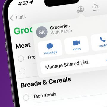 Share Reminders on iPhone with Friends to Get Things Done