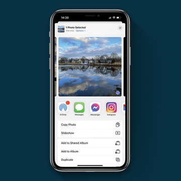 Customize share button options on iPhone
