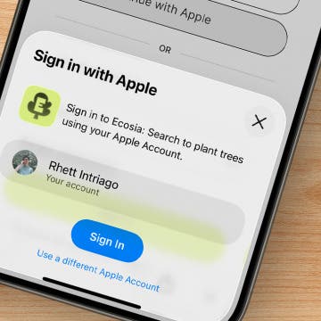 Securely Sign In Using Your Apple Account