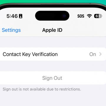 How to Fix Sign Out Is Not Available Due to Restrictions