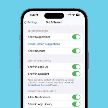 Turn Off Siri Suggestions in Seconds
