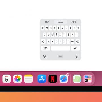 How to Slide to Type on the iPad Floating Keyboard