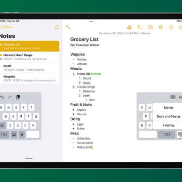 How to Fix Split Keyboard on iPad (iOS 17)