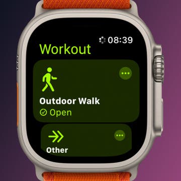 How to Start a Workout on Apple Watch