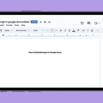 How to Strikethrough on Google Docs